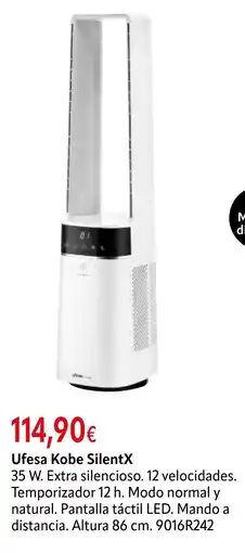 Cadena88 Ufesa Kobe SilentX oferta