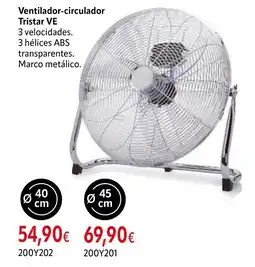 Cadena88 Ventilador-circulador Tristar VE oferta
