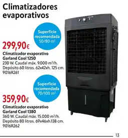 Cadena88 Climatizador evaporativo Garland Cool 1250 oferta