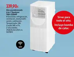 Cadena88 Aire acondicionado 4 en 1 Toyotomi TAD-2326HP oferta