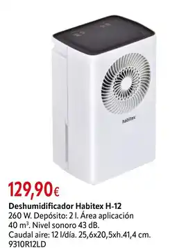 Cadena88 Deshumidificador Habitex H-12 oferta