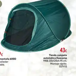 Cadena88 Tienda campaña automática Duocamp oferta