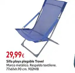 Cadena88 Silla playa plegable Travel oferta