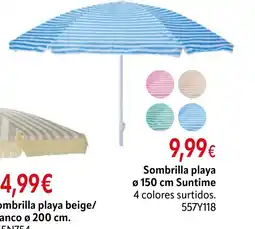 Cadena88 Sombrilla playa Suntine oferta