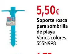 Cadena88 Soporte rosca para sombrilla de playa oferta