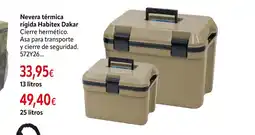 Cadena88 Nevera térmica rígida Habitex Dakar oferta