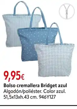 Cadena88 Bolso cremallera Bridget azul oferta