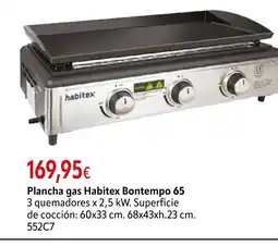 Cadena88 Plancha gas Habitex Bontempo 65 oferta