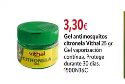 Cadena88 Gel antimosquitos citronela Vithal oferta