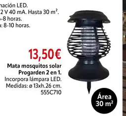 Cadena88 Mata mosquitos solar Progarden 2 en 1 oferta