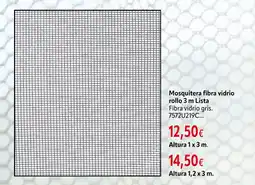 Cadena88 Mosquitera fibra vidrio rollo 3 m Lista oferta