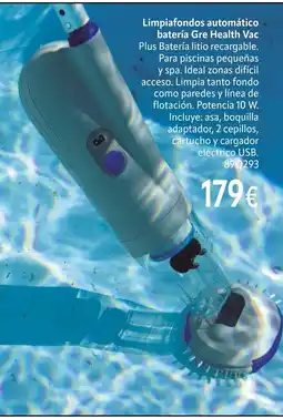 Cadena88 Limpiafondos automático batería Gre Health Vac oferta