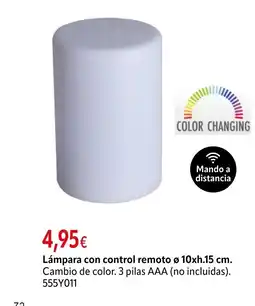 Cadena88 Lámpara con control remoto oferta