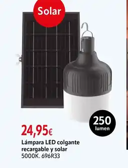 Cadena88 Lámpara LED colgante recargable y solar oferta