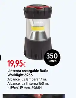 Cadena88 Linterna recargable Ratio Worklight 6966 oferta