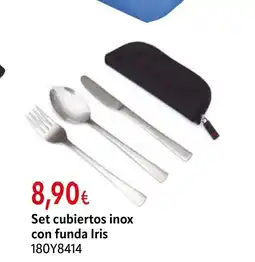 Cadena88 Set cubiertos inox con funda Iris oferta