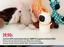 Cadena88 Cámara Wifi motorizada interior 1080P Energeeks Sentinel Kids oferta