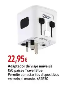Cadena88 Adaptador de viaje universal 150 países Travel Blue oferta