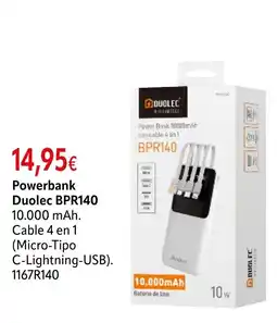 Cadena88 Powerbank Duolec BPR140 oferta