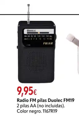 Cadena88 Radio FM pilas Duolec FM19 oferta