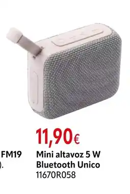 Cadena88 Mini altavoz 5 W Bluetooth Unico oferta