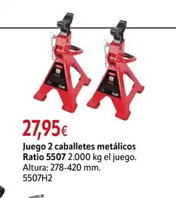 Cadena88 Juego 2 caballetes metálicos Ratio 5507 oferta