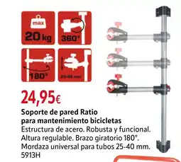 Cadena88 Soporte de pared Ratio para mantenimiento bicicletas oferta