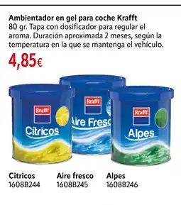 Cadena88 KRAFFT Ambientador en gel para coche oferta