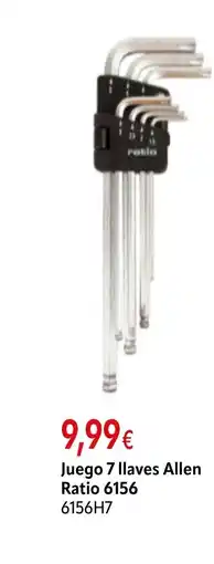 Cadena88 Juego 7 llaves Allen Ratio 6156 oferta