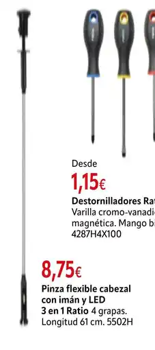 Cadena88 Pinza flexible cabezal con imán y LED oferta