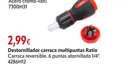 Cadena88 Destornillador carraca multipuntas Ratio oferta