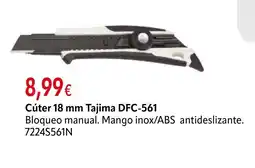 Cadena88 Cúter 18 mm Tajima DFC-561 oferta
