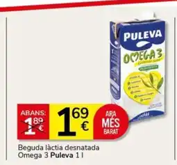 Supermercados Charter PULEVA Beguda làctia desnatada Omega 3 oferta