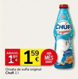 Supermercados Charter CHUFI Orxata de xufla original oferta