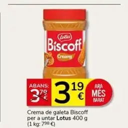 Supermercados Charter LOTUS BISCOFF Crema de galeta per a untar oferta