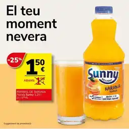 Supermercados Charter SUNNY Refresc de taronja oferta