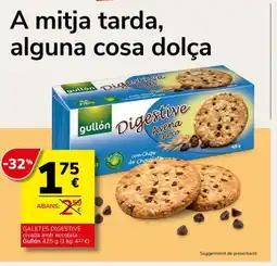 Supermercados Charter GULLÓN Galetes digestive civada amb xocolata oferta
