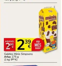 Supermercados Charter ARLUY Galetes Minis Simpsons oferta