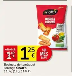 Supermercados Charter SNATT'S Bocinets de tomàquet i orenga oferta