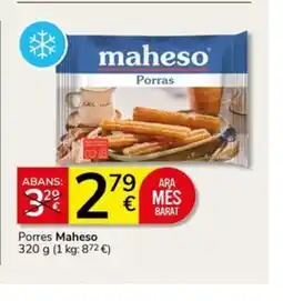 Supermercados Charter MAHESO Porres oferta