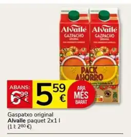 Supermercados Charter ALVALLE Gaspatxo original oferta