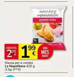 Supermercados Charter LA NAPOLITANA Massa per a crestes oferta