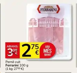 Supermercados Charter FERRARINI Pernil cuit oferta