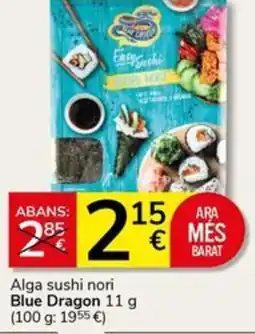 Supermercados Charter BLUE DRAGON Alga sushi nori oferta