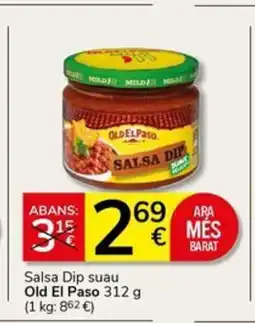 Supermercados Charter OLD EL PASO Salsa Dip suau oferta