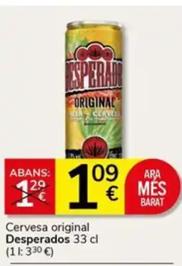 Supermercados Charter DESPERADOS Cervesa original oferta