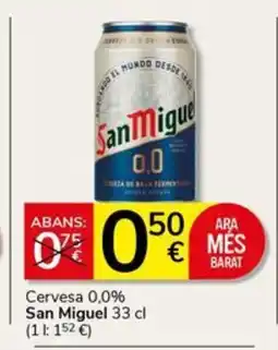 Supermercados Charter SAN MIGUEL Cervesa 0,0% oferta