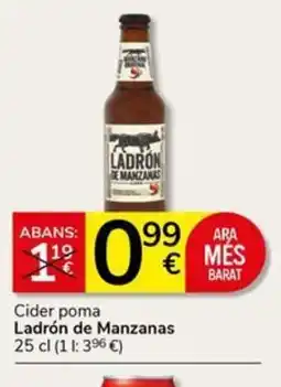 Supermercados Charter LADRÓM DE MANZANAS Cider poma oferta