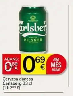 Supermercados Charter CARLSBERG Cervesa danesa oferta
