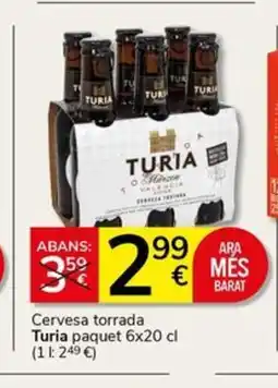 Supermercados Charter TURIA Cervesa torrada oferta